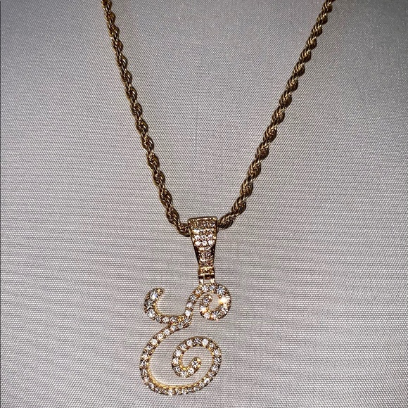Jewelry | Gold Plated Cursive E Initial Necklace | Poshmark